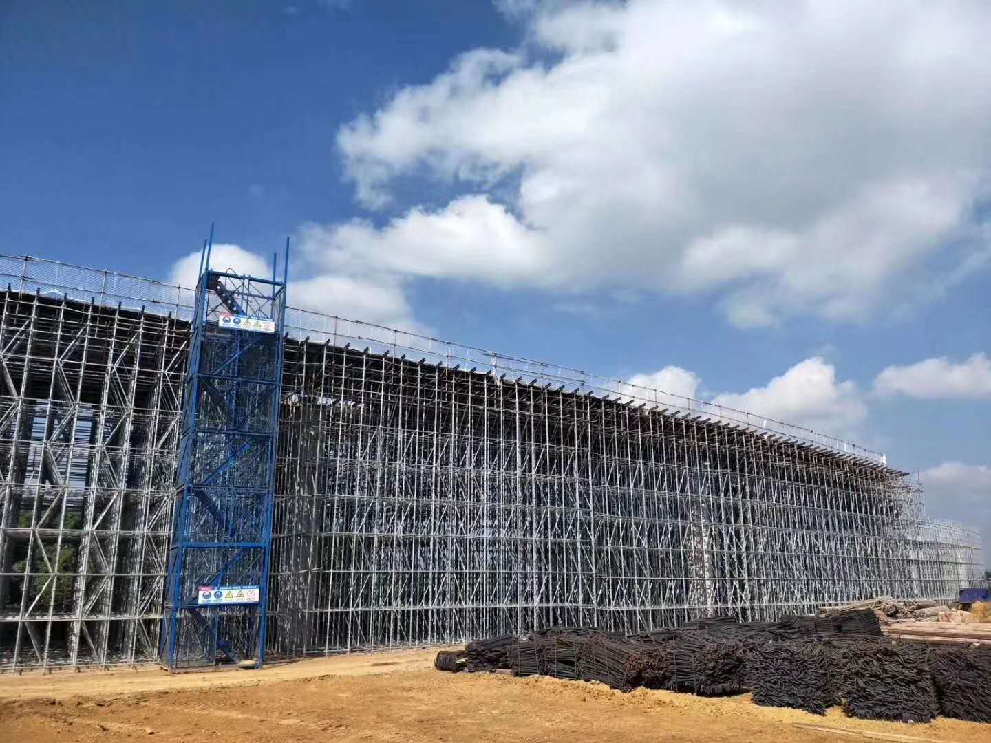 盤扣腳手架搭建周期短，經(jīng)濟效益好！